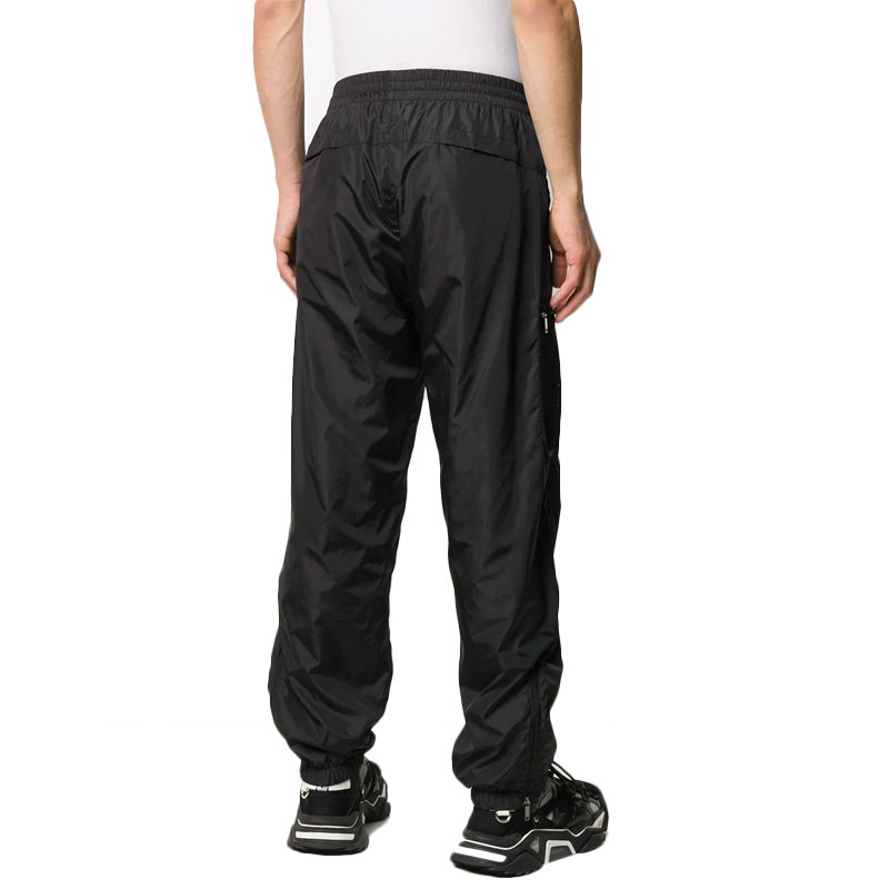 valentino男士黑色聚酯纤维运动裤tv3rea855vf0ni46黑时尚百搭