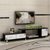 京好 电视柜地柜 现代简约环保中式客厅家具组合柜EF120(A款白+黑(黑斗) 送到市物流点自提)第2张高清大图