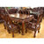 红木家具红木餐桌实木饭桌长方形一桌六椅组合简欧小叶红檀木第2张高清大图