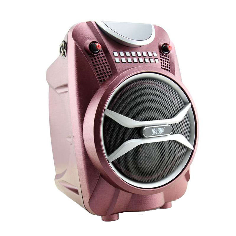 索爱(soaiy)sa-x6 蓝牙便携有源音箱(红色)