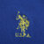 男士休闲短袖T恤纯色绣花商务POLO衫 T312058(蓝色 XXXL)第4张高清大图