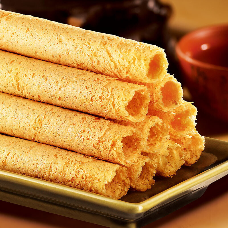 金尊手工椰汁蛋卷454g休闲零食饼干蛋糕点心面包早餐小吃