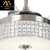 名家汇（MINKAVE）现代豪华静音吊扇灯风扇灯 LED吊灯风扇变光隐形扇灯饰42寸30W遥控(FZ1015)第4张高清大图