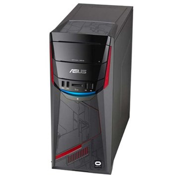 华硕（ASUS）G11飞行堡垒 台式游戏电脑主机 （I5-6400 8GB 1TB GTX950M 2G独显 DVD光驱）黑色