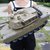 超大型儿童充电遥控坦克战车玩具汽车模型可发射子弹履带金属炮管儿童礼物(灰色 三电配置送礼包+600子弹)第3张高清大图