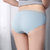 3条装宝娜斯2018条纹面料镂空腰提臀无痕女士性感三角裤(三条装随机搭配 均码（80-140斤）)第3张高清大图