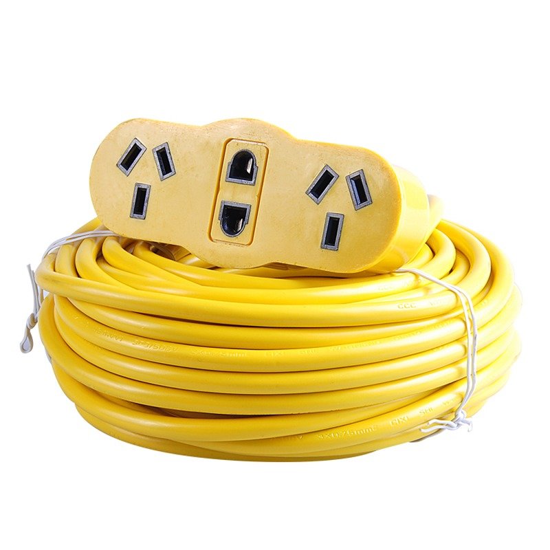 清风kyfenqfb2工程插座黄色15m三位