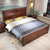 实木床 现代中式床 黄金檀木1.8米双人床 轻奢木质大床 床卧室主卧品质豪华床 1.8M单床(1.8米床+床头柜*2)第4张高清大图