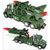 鸭小贱1：60解放卡车导弹车运输车油罐车野战军车回力车合金车模型儿童玩具车351B(军事导弹车)第4张高清大图