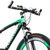 forever自行车 CF850型森林狼 26吋21速 破风高刀圈  双碟刹   山地自行车(黑绿色)第4张高清大图