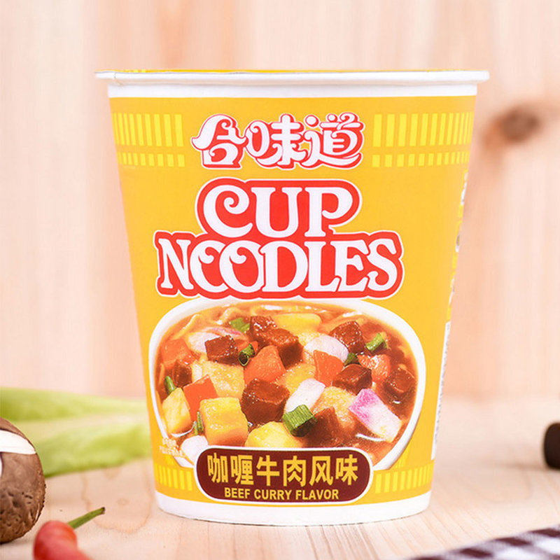国美自营日清合味道咖喱牛肉风味87克12杯