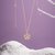 谢瑞麟 甜梦系列18K金钻石项链女款时尚彩金花朵 锁骨链送礼第4张高清大图