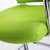 海琴办公家具 清新简约绿色家用电脑椅 办公椅子网布透气 可升降带轮子 弓形腿(绿色 弓形脚(钢制))第5张高清大图