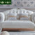 卡富丹 欧式真皮沙发 大小户型皮艺沙发组合客厅白色头层牛皮奢华实木沙发G9017(白色 三人位)第2张高清大图