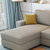 一米色彩布艺沙发简约现代小户型沙发客厅家具可拆洗三人位布沙发转角组合(1号色 三人位不含脚踏)第4张高清大图