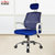 办公椅 电脑椅 老板椅 书房椅 家用座椅 会议室座椅、转椅S107(白蓝)第5张高清大图