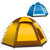 户外六角全自动帐篷弹簧杆露营帐篷免搭建单层3-4人5人大帐篷多人(黄色)第5张高清大图