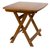 俊采云JCY-G5简约家用正方形餐桌简易便携饭桌小方桌吃饭折叠桌竹折叠桌（单位：张）(茶色)第5张高清大图