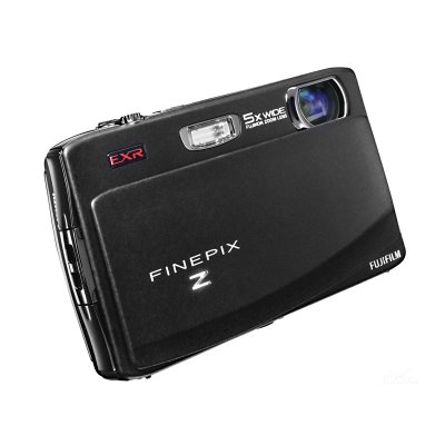 富士（FUJIFILM）PinePix Z909EXR数码相机（黑色）超薄机身 超大屏幕 1600万有效像素、5倍光学变焦,3.5英寸46万像素液晶屏、28mm广角