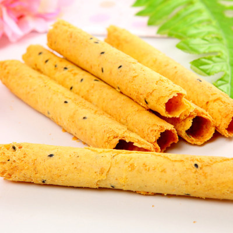 米老头青稞蛋卷芝麻味108g/盒