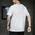 卡郎琪 2020新款夏季短袖T恤男港风男装白色体恤男士上衣服潮流ins打底衫 KXP-T224(白红 4XL)第5张高清大图