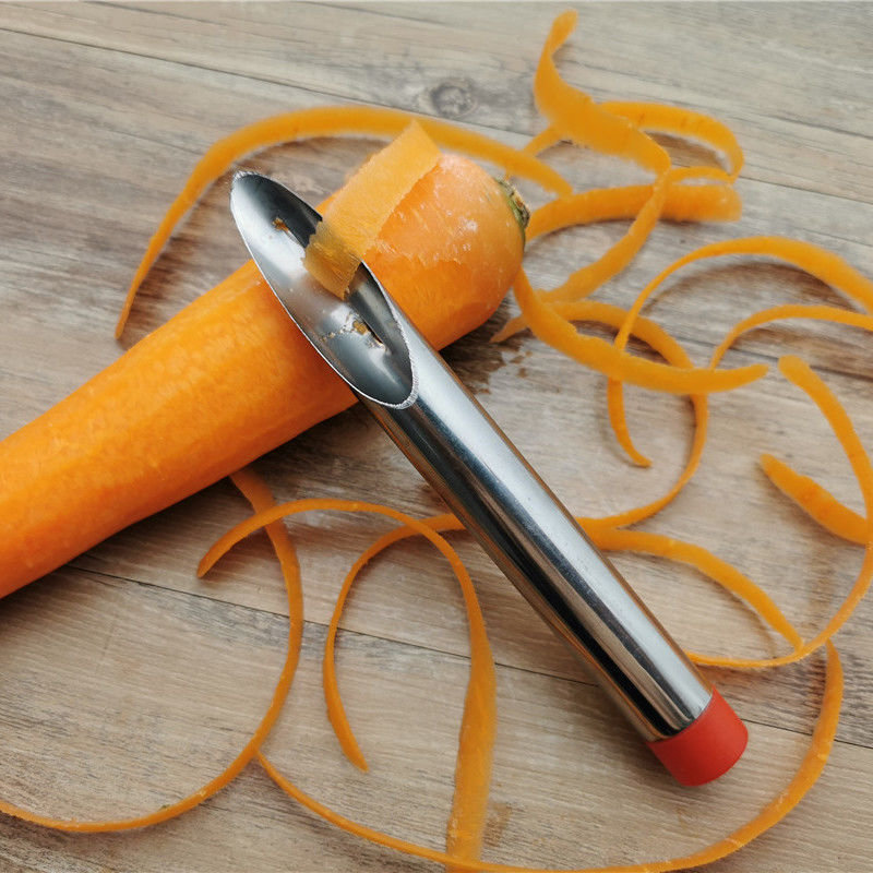 东北土豆挠子丝瓜家用刨皮刀蔬菜水果刨皮器打皮刀不锈钢削刀圆管削皮