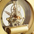 汉时欧式简约轻奢金属装饰座钟客厅创意时尚静音石英时钟HD1005(B款（金属盘透视机芯）)第6张高清大图