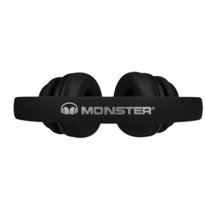 胜新魔声（Monster）Ntune 灵动 第3代 头戴式贴耳耳机 超低音线控带麦 磨砂黑色（128580）