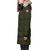 CANADA GOOSE女士军绿色大衣 3802L-MILITARYGREENXXS军绿色 时尚百搭第6张高清大图