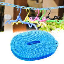 雨花泽（Yuhuaze）栅栏式5米晒衣绳 防风防滑梯形晾衣绳（蓝色） YHZ-90291