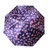 天堂伞 花色丁高密聚酯防紫外线三折钢伞晴雨伞  308T(藏青大花)第2张高清大图