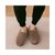 新款棉拖鞋女式 家居室内棉拖家用情侣防滑冬季毛绒拖鞋(紫色)第8张高清大图