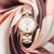 罗西尼典美系列时尚自动机械女表日历锆钻白盘玫瑰金钢带516752G01C 国美超市甄选第3张高清大图