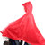 天堂伞 自行车电瓶车涤丝纺雨衣雨披 均码  N116(大红)第2张高清大图