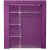 多层纯色无纺布衣柜HBY14125D(紫色)第4张高清大图