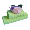巴塞罗那的阳光竹纤维毛巾方巾皂花3件装礼盒RC-SH012