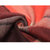恒源祥高质量羊绒质感丝光羊毛男士女士长围巾（礼盒装）(桔红格)第5张高清大图
