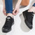 回力 情侣室外板鞋经典低帮男士休闲运动鞋 女士系带百搭帆布鞋学生 WXY-A007(黑色 37(偏大一码))第3张高清大图