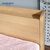 喜梦宝实木床原木床北欧风格松木家具1.2米单人床1.5米双人床木床(乳白色 1.5米床)第3张高清大图