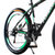forever自行车 CF850型森林狼 26吋21速 破风高刀圈  双碟刹   山地自行车(黑绿色)第5张高清大图