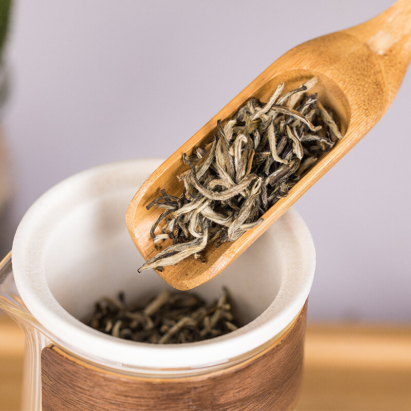 张一元茉莉雪芽茶叶花茶单罐装100g花草茶新茶清香型茉莉花茶茉莉雪芽