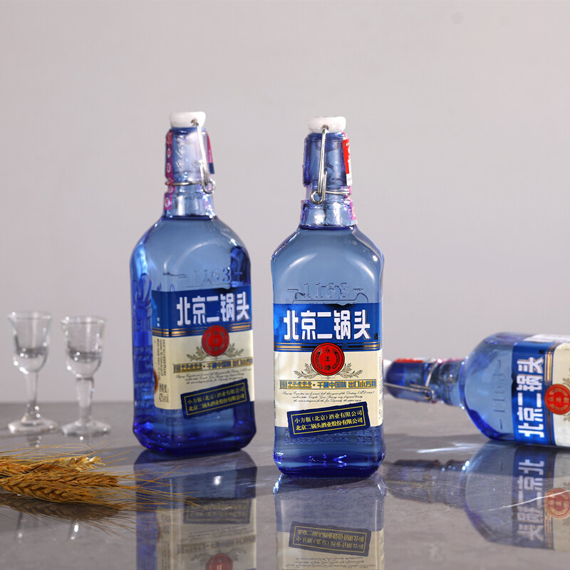永丰牌二锅头蓝瓶42度纯粮酒整箱装500ml12瓶北京二锅头清香型白酒