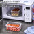 厨房冰箱长方形保鲜盒微波耐热塑料饭盒食品餐盒水果收纳密封盒 3300毫升透明三个装JMQ-1367第4张高清大图