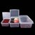 透明翻盖保鲜盒塑料冰箱食品盒厨房杂物蔬菜收纳盒水果杂粮储物盒(T906翻盖盒盖子半透明【1.6L】 默认版本)第5张高清大图