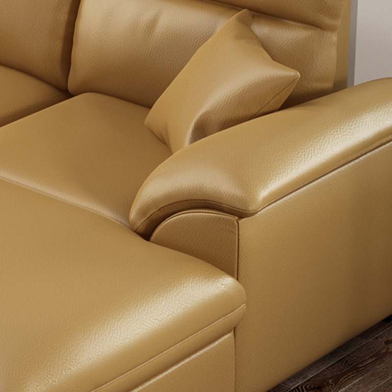 a家 真皮沙发 现代简约头层牛皮客厅整装家具皮艺沙发四色可选多样