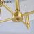 汉斯威诺纯铜美式乡村客厅餐厅书房卧室玻璃灯罩灯具欧式全铜吊灯HS707008(4头(带光源))第5张高清大图