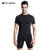 男士PRO紧身运动健身跑步 弹力排汗速干衣服短袖衫T恤tp8011(白色 S)第2张高清大图