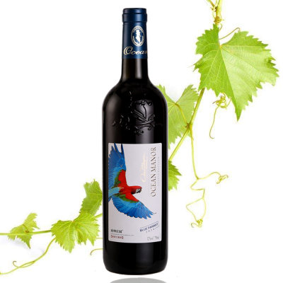 法国原酒进口红酒蓝鹦鹉干红葡萄酒国产(双支装)