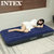 INTEX蓝色植绒单人充气床垫(不含充气泵)68950 居家躺椅 露营气垫床第4张高清大图