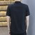 夏季男装短袖休闲商务男士衬衫1000-229(黑色 XL)第2张高清大图